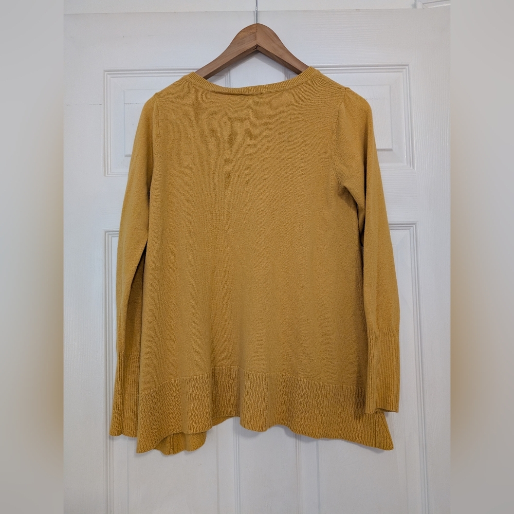 The Limited Mustard V-Neck Sweater - Picture 3 of 4